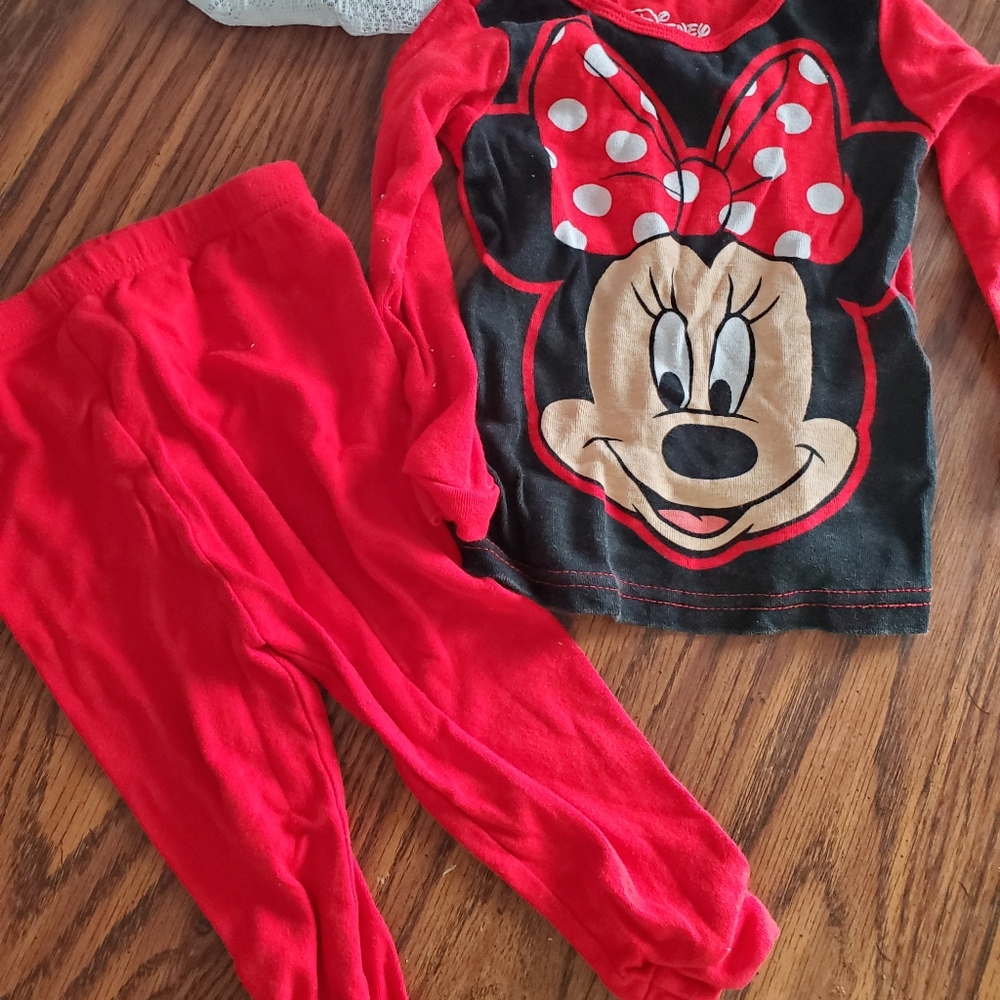 18 month minni mouse pjs